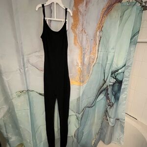 Fashion Nova Black Jumpsuit with Fitted Silhouette